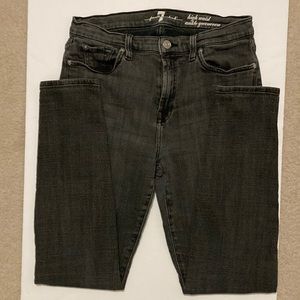 7 for all mankind Size 29 gray jeans. High waist ankle gwenevere. 98% cotton